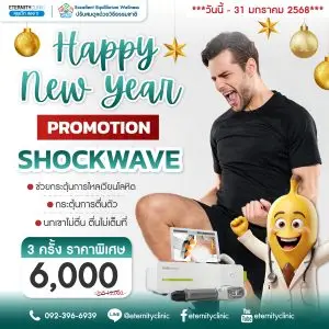 happy new year promotion shockwave 3 ครั้ง ราคาพิเศษ 6,000 บาท